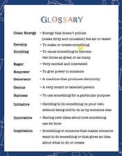 Glossary page