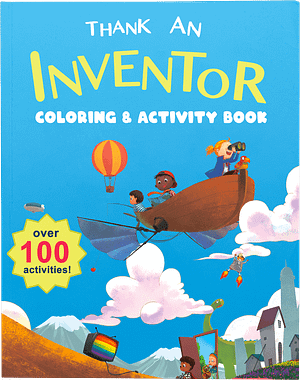 Thank an Inventor coloring and activity book
